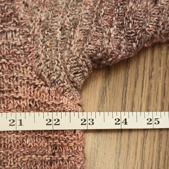 J. Jill Pure Jill Size L Pink and Brown Sweater (EUC) - Picture 3 of 9